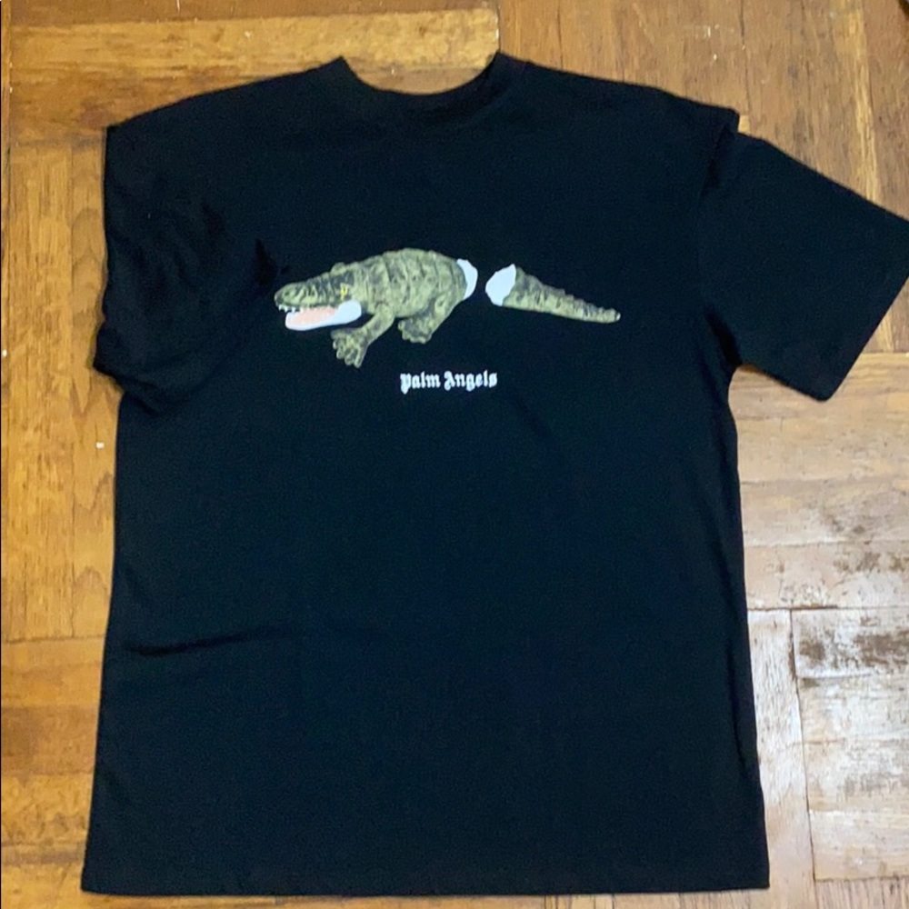 Palm Angles crocodile-print T-shirt